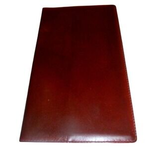 Patek Philippe Burgundy Leather Long Bifold Wallet Document Holder Geneva Swiss